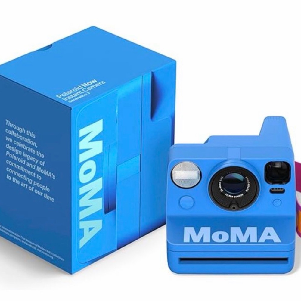 Polaroid MoMA Blue Instant Camera